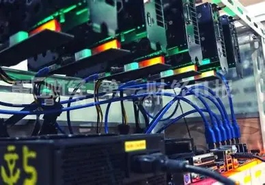 A modern mining farm utilizing renewable energy sources