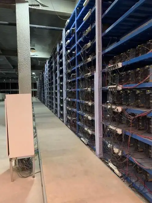 Filecoin mining farm with cooling infrastructure and monitoring systems